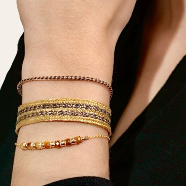 bracelet marocain fil d’or GLORIA