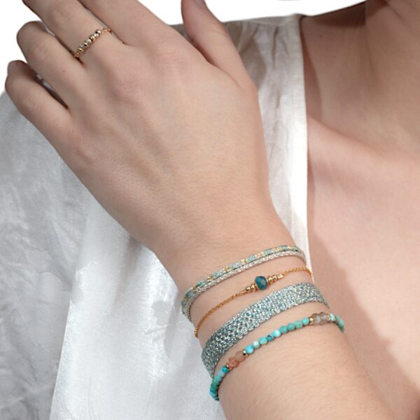 bracelet turquoise JULY