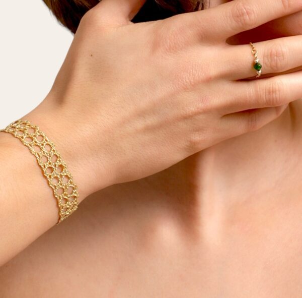 bracelet marocain fil d'or