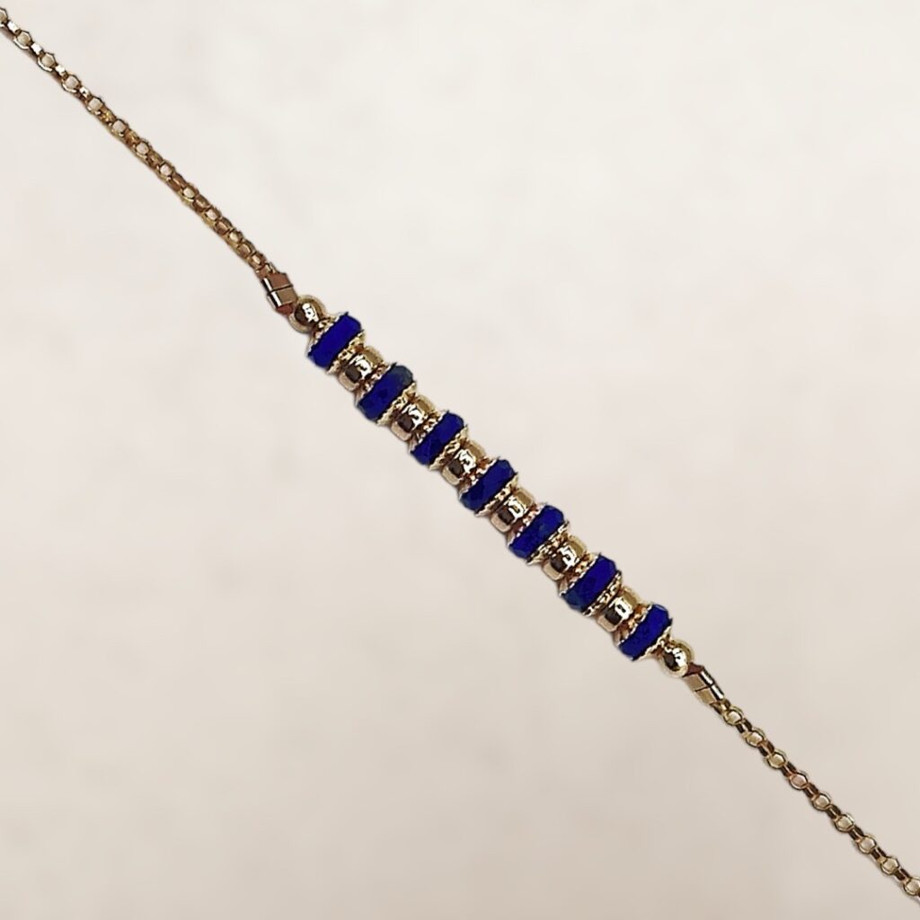 bracelet lapis lazuli HELENA