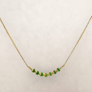 collier chaîne et diopside HELENA