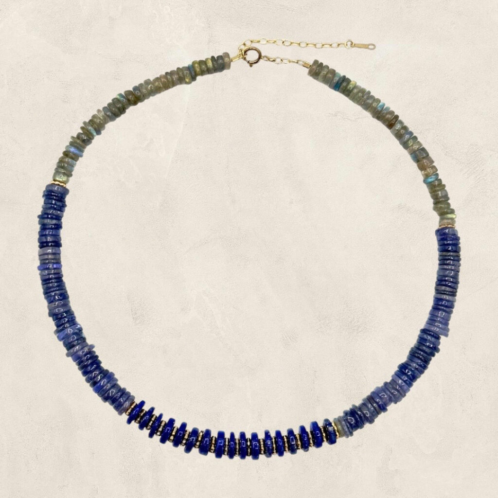 collier lapis lazuli AZUL