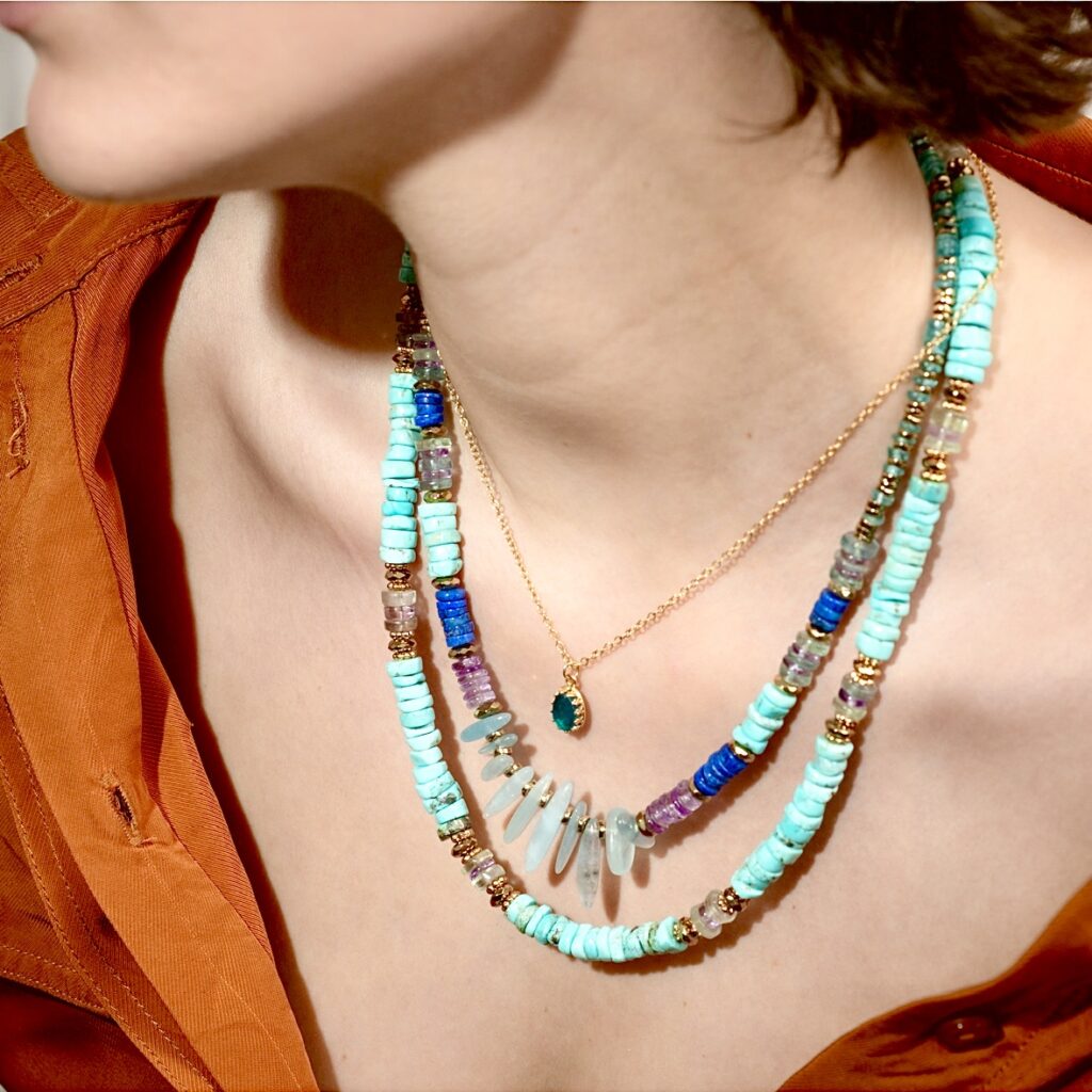 collier turquoise