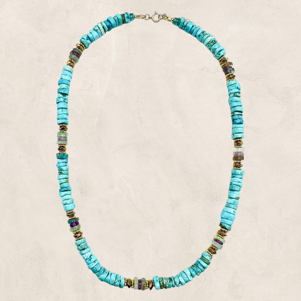 collier turquoise SALA